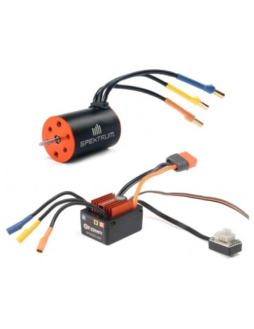 Spektrum Firma 30A Brushless Smart ESC / 4500Kv Motor Combo: Minis