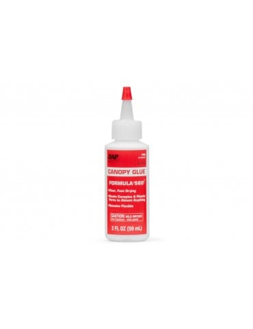 ZAP Formula 560 skaidrūs modelių kabinų gaubtų klijai 59 ml - CyborgShop