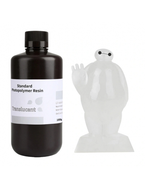 ELEGOO Standard Resin 1.0 pusiau skaidri fotopolimerinė derva - CyborgShop
