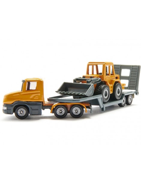 SIKU Blister - Low Loader with Front Loader
