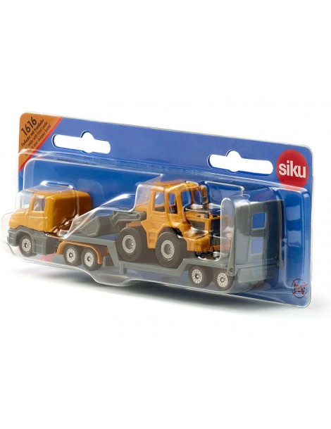 SIKU Blister - Low Loader with Front Loader