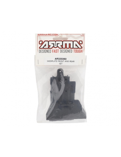 ARRMA AR320360 Nero Big Rock 6S priekinės ir galinės važiuoklės apsaugos - CyborgShop