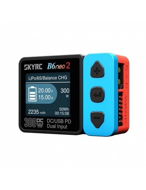 Išmanus akumuliatorių įkroviklis B6 neo 2 300W SKY RC – CyborgShop