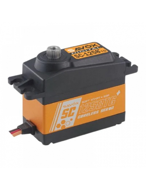 Savox SC-1258TG PLUS auksinė skaitmeninė servo pavara su titano krumpliaračiais - CyborgShop