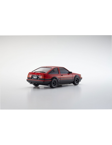 Kyosho MZP473RBK Toyota Corolla Levin AE86 raudonas ir juodas Mini-Z kėbulas – CyborgShop