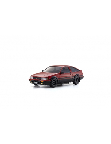 Kyosho MZP473RBK Toyota Corolla Levin AE86 raudonas ir juodas Mini-Z kėbulas – CyborgShop