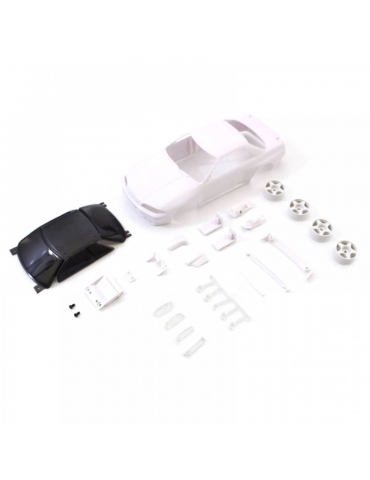 Kyosho MZN201 baltas Mini-Z Nissan Skyline GT-R R32 Group A kėbulas su ratlankiais – CyborgShop