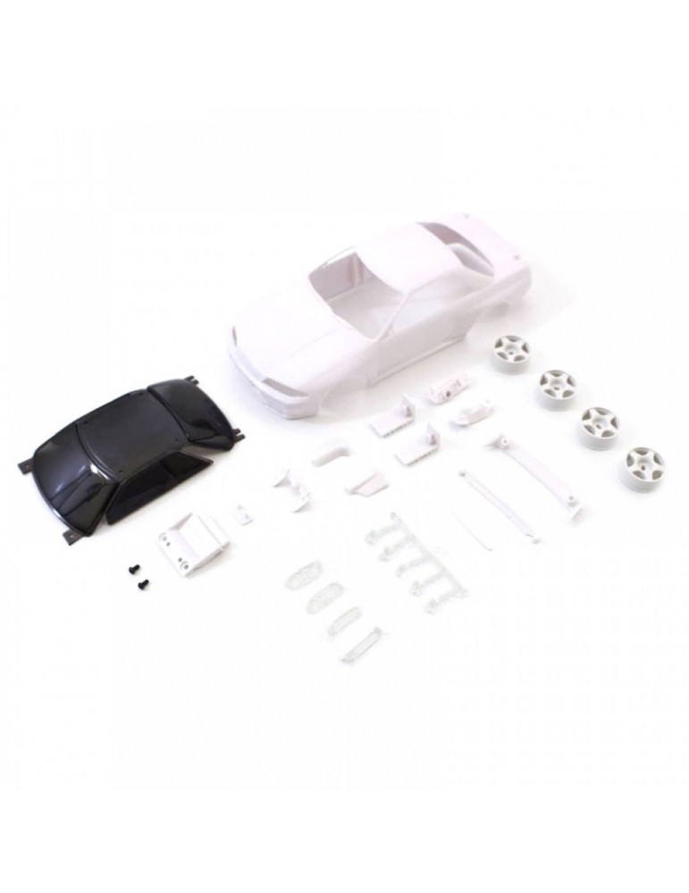 Kyosho MZN201 baltas Mini-Z Nissan Skyline GT-R R32 Group A kėbulas su ratlankiais – CyborgShop