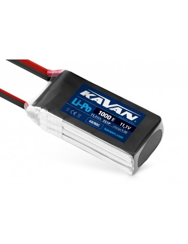KAVAN Li-Po 1000mAh/11,1V 40/80C 11,1Wh