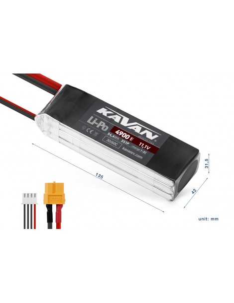 KAV33.7144 Copter Air Pack LiPo akumuliatorius – CyborgShop