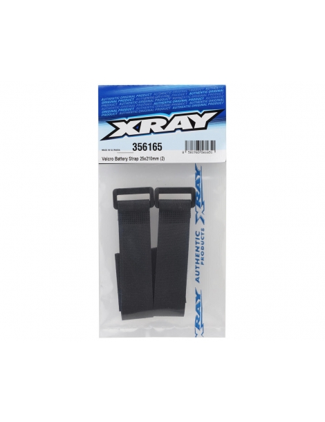XRAY 356165 akumuliatoriaus tvirtinimo dirželiai 25 × 210 mm, 2 vnt. - CyborgShop