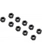 Axial M3 Nut, Thin, Black (10)