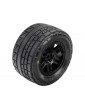 Pro-Line Menace Front/Rear Street Tires Mounted 12mm Black Split Six (2): ARRMA MINI KRATON