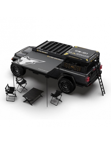 Rlaarlo JK07 Pro 1:7 4WD šepetėlinis RTR RC modelis su pilku kėbulu - CyborgShop