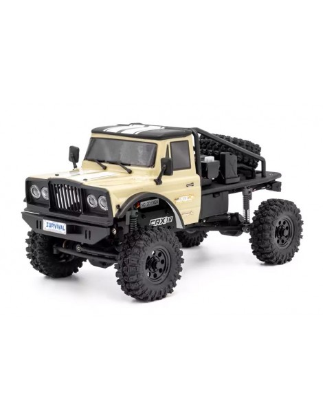 RTR Truck Trial HOBBYTECH CRX18 Flat Cage 4x4 - Sand