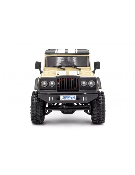 RTR Truck Trial HOBBYTECH CRX18 Flat Cage 4x4 - Sand