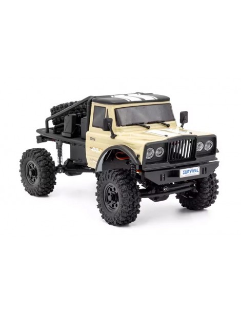 RTR Truck Trial HOBBYTECH CRX18 Flat Cage 4x4 - Sand