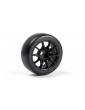 TSMK5-10 Drift Wheel/Tire Set 22x11mm (Black/4pcs)