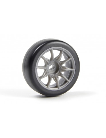 TSMK5-10 Drift Wheel/Tire Set 22x11mm (Grey/4pcs)