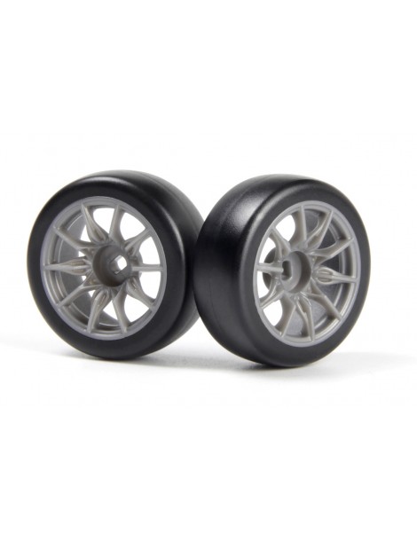 TSMK5-10 Drift Wheel/Tire Set 22x11mm (Grey/4pcs)