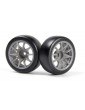 TSMK5-10 Drift Wheel/Tire Set 22x11mm (Grey/4pcs)