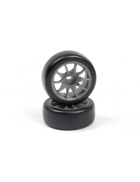 TSMK5-10 Drift Wheel/Tire Set 22x11mm (Grey/4pcs)