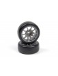 TSMK5-10 Drift Wheel/Tire Set 22x11mm (Grey/4pcs)