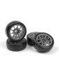 TSMK5-10 Drift Wheel/Tire Set 22x11mm (Grey/4pcs)