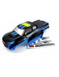 Painted Truck Body MT (Black/Blue) 1/16