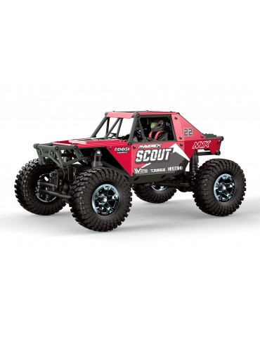 Scout-24 1/24th Rock Crawler - Red