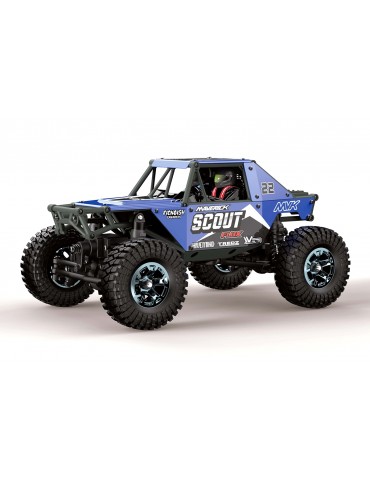 Scout-24 Flux 1/24th Rock Crawler - Blue