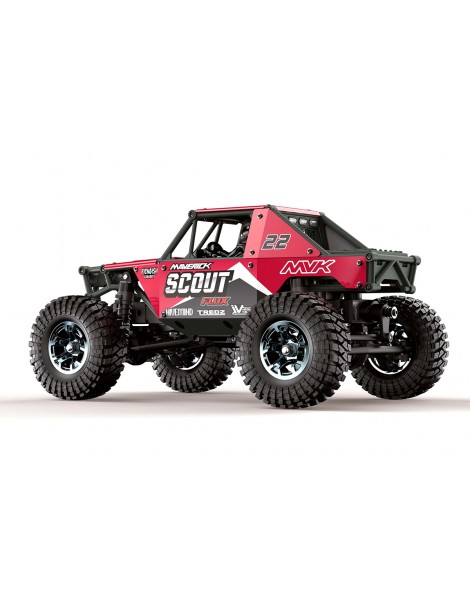 Scout-24 Flux 1/24th Rock Crawler - Red