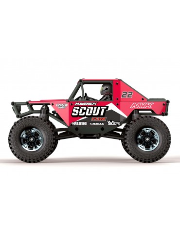 Scout-24 Flux 1/24th Rock Crawler - Red