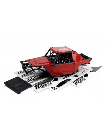 Scout-24 1/24th Rock Crawler - Printed Body - Red