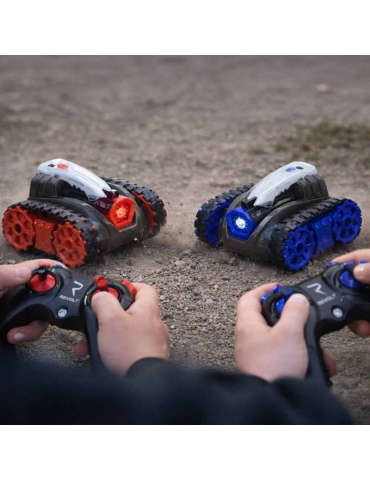 RC Revolt BATTLE nuotolinio valdymo kovinis automodelių rinkinys su šviesomis ir garsais, 2 vnt.