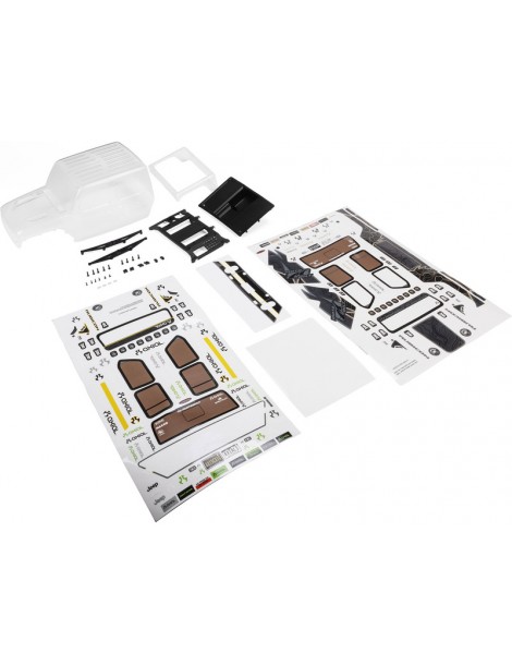 Axial Jeep JT Gladiator Body Set, Clear: SCX10 III MotoBilt