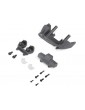 Axial Front Bumper Set, Gray, Jeep JT: SCX10 III MotoBilt
