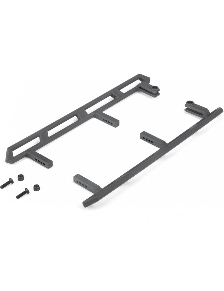 Axial Rock Sliders, Gray, Jeep JT: SCX10 III MotoBilt