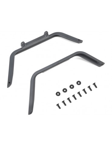 Axial Rear Fenders, Gray Jeep JT: SCX10 III MotoBilt