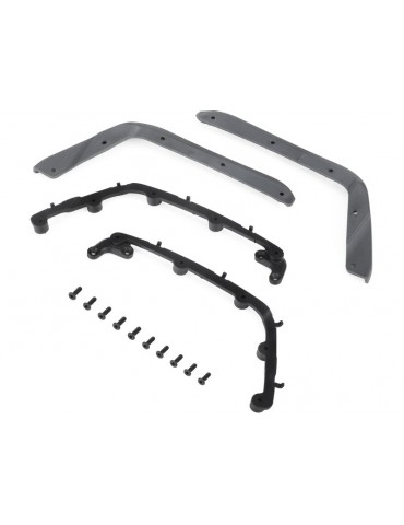 Axial Front Fenders, Gray, Jeep JT: SCX10 III MotoBilt