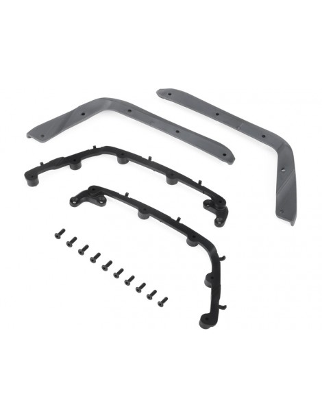 Axial Front Fenders, Gray, Jeep JT: SCX10 III MotoBilt