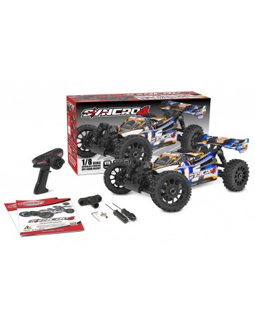 SYNCRO-4 - RTR - 2026 Orange - Brushless Power 3-4S - No Battery - No Charger