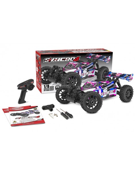 SYNCRO-4 - RTR - 2026 Pink - Brushless Power 3-4S - No Battery - No Charger