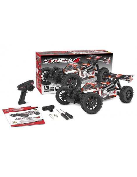 SYNCRO-4 - RTR - 2026 Red - Brushless Power 3-4S - No Battery - No Charger