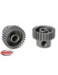 64 DP Pinion - Short - Hard Anodised AL7075 - 28 Teeth - Shaft Dia. 3.17mm