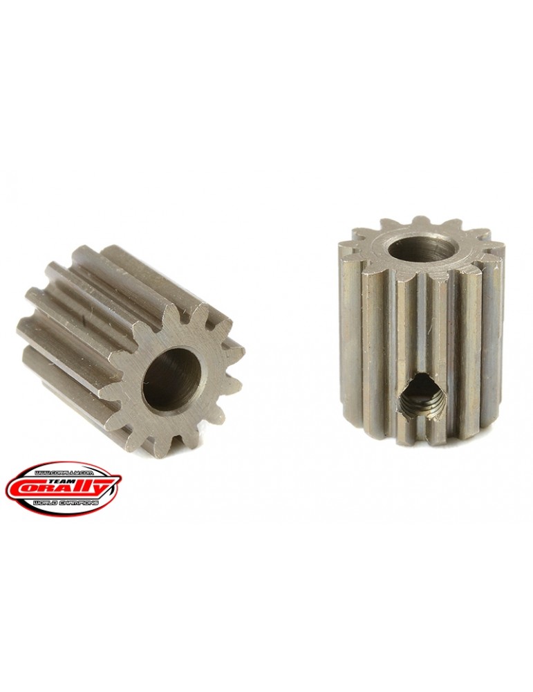 48DP Pinion - Short - Hardened Steel - 13 Teeth - Shaft Dia. 3.17mm