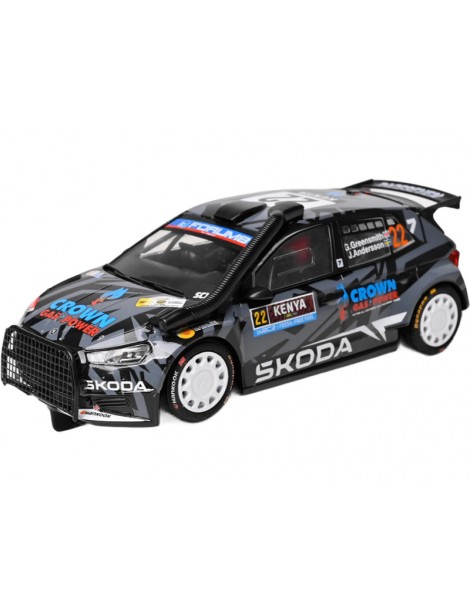 SCX Classic Škoda Fabia RS Rally2 Greensmith Kenya 25