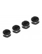 Aluminum Hex Adaptor Set 12x6mm For 1/10 RC Touring Drift Crawler Black