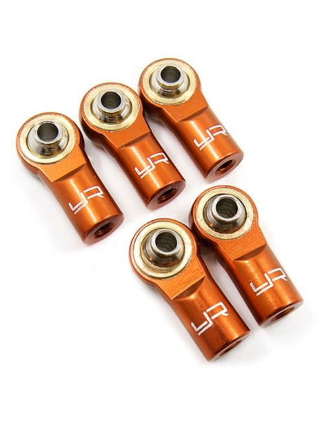 Aluminum M3 Rod Ends (5pcs) Orange