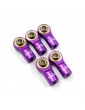 Aluminum M3 Rod Ends (5pcs) Purple